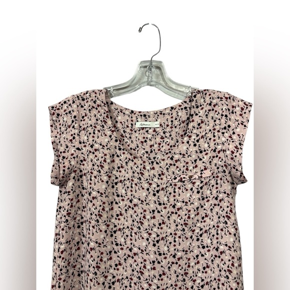 Reitmans, Pink Floral Sleeveless Blouse, XS - Picture 3 of 8